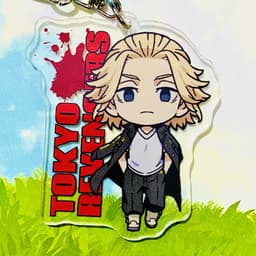 (mua 1 tặng 1) ( Mica ) Móc khóa in hình TOKYO REVENGERS ver LOGO Kịch Trường Của Takemichi anime chibi dễ thương 9