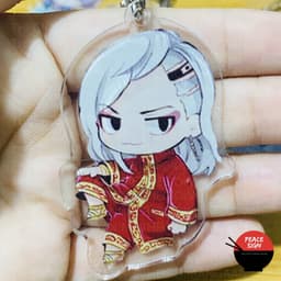 (Mua 1 tặng 1) Móc khóa mica TOKYO REVENGERS ver BONTEN ARC hình in 2 mặt 8