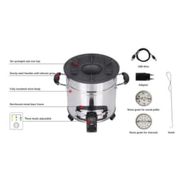 Bếp đun viên nén mùn cưa Model SSM Dùng cho hộ gia đình, hộ kinh doanh nhỏ, bếp pinic dã ngoại cắm trại 8
