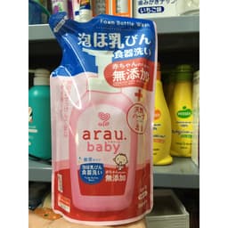 [Chính Hãng] Combo Nước Rửa Bình Sữa Thảo Mộc Arau Baby Bình 500ml và Túi 450ml 7