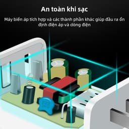 Củ sạc nhanh JYoohome USB 5W 5V/1A dành cho cho đèn học, đèn ngủ, đén dán tường 3