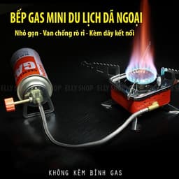 [ HÀNG XỊN ] Bếp ga du lịch mini  👉𝒌𝒆̀𝒎 𝒅𝒂̂𝒚 𝒅𝒂̂̃𝒏 𝒈𝒂𝒔 𝒂𝒏 𝒕𝒐𝒂̀𝒏 👉 dã ngoại gấp gọn đa năng tiện lợi 6