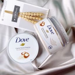 Dove Creme Dusch Peeling Macadamia & Reismilch - Tẩy Da Chết Toàn Thân Từ Hạt Macca & Sữa Gạo 225ml (Bản Đức) 3