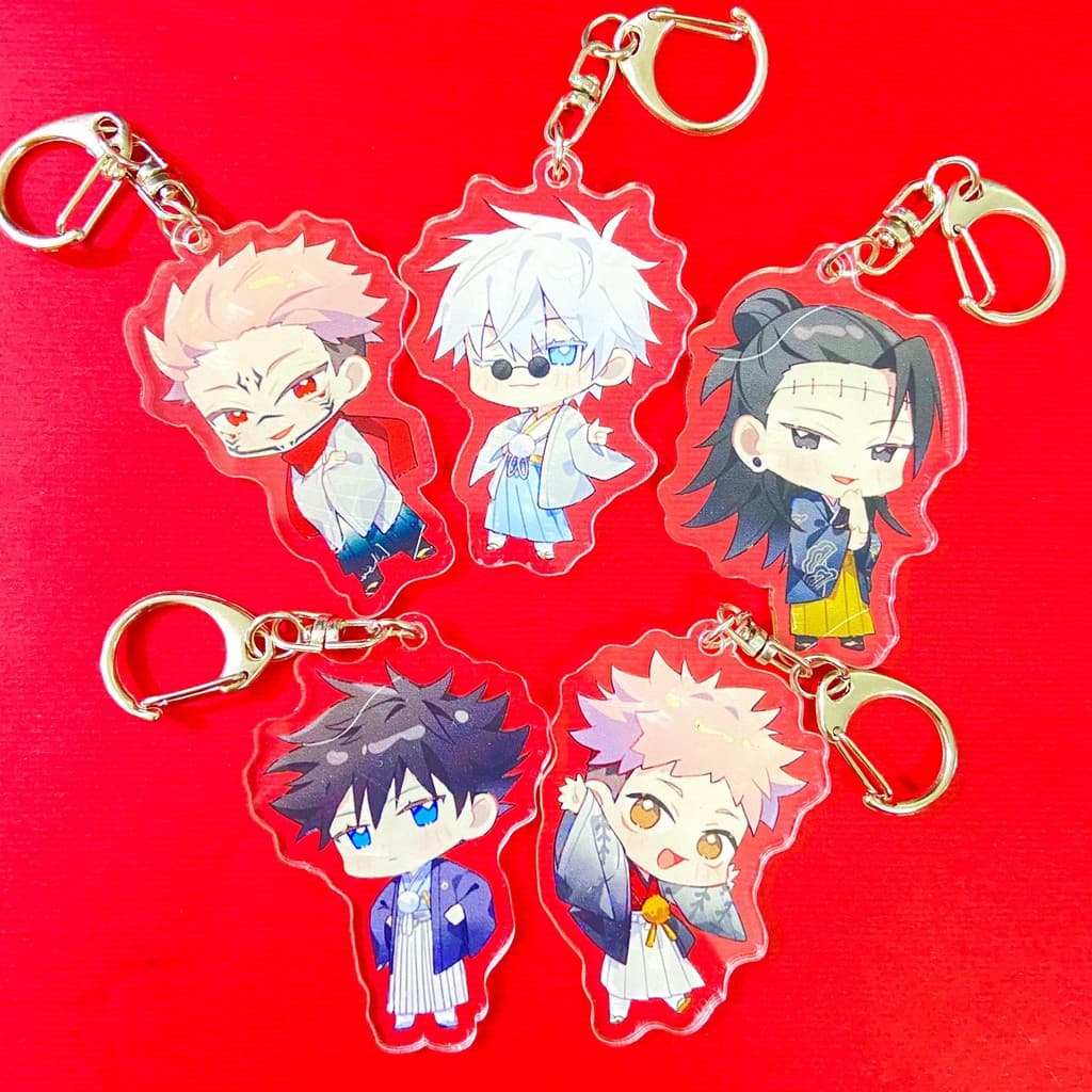 (Mua 1 tặng 1) Móc khóa JUJUTSU KAISEN CHÚ THUẬT HỒI CHIẾN ver YUTKATA anime chibi Mica trong acrylic