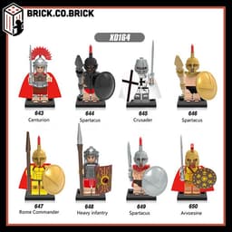Lính Roma Trung Cổ nhân vật Hiệp sĩ mô hình Sáng tạo Lâu Đài Nhân vật nhỏ X0164 1