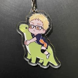 (mua 1 tặng 1) ( Mica trong acrylic ) Móc khóa in hình HAIKYUU! Vua Bóng Chuyền ver ÔM ĐỒ anime chibi M03 8