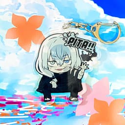 (mua 1 tặng 1) ( Mica trong acrylic ) Móc khóa JUJUTSU KAISEN Chú Thuật Hồi Chiến ver P/ITA! anime chibi xinh xắn 5