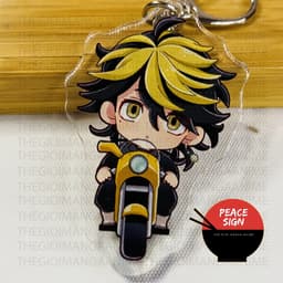 (mua 1 tặng 1) ( Mica trong acrylic ) Móc khóa TOKYO REVENGERS ver LÁI XE Kịch Trường Của Takemichi anime chibi 8