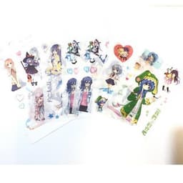 Ảnh dán 6 tấm sticker Kimetsu no Yaiba Thanh gươm diệt quỷ quà tặng xinh xắn anime chibi 3