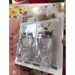 Vỉ 2 móc dính trong chịu lực, siêu dính 1
