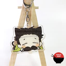 (mua 1 tặng 1) ( TAI THÚ NẰM NGỦ ) Móc khóa KIMETSU NO YAIBA in hình THANH GƯƠM DIỆT QUỶ game chibi xinh xắn độc đáo 4