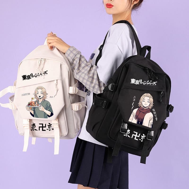 Balo vải khoá chéo Tokyo Revengers cặp sách Đi Học in hình nhân vật anime Shigeyo no Michi Peripheral