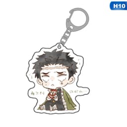 (mua 1 tặng 1) Móc Khóa Mica Trong Acrylic Kimetsu no Yaiba ver NGỒI Nhân Vật Anime quà tặng xinh xắn dễ thương 6