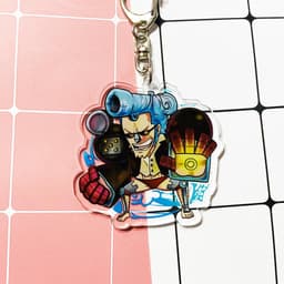 (Mua 1 tặng 1) Móc khóa One Piece Đảo Hải Tặc ver Sunny quà tặng Mica trong acrylic in hình anime chibi 6
