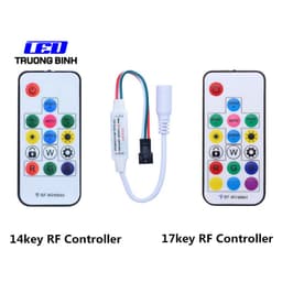 SP103E SP104E BỘ ĐIỀU KHIỂN 14 NÚT 17 NÚT CHO LED FULL MÀU LED ARGB WS2812 WS2811 UCS1903 3