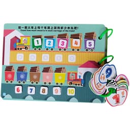 Học liệu busy book bóc dán toán thông minh cho bé phát triển tư duy toán học 4
