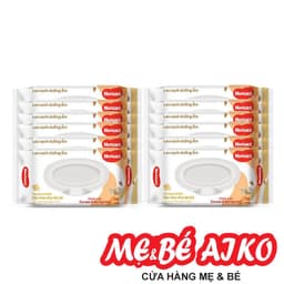 Thùng 12 gói Khăn ướt Huggies chiết xuất Cao cao và Bơ hạt mỡ (72 miếng/gói) 2