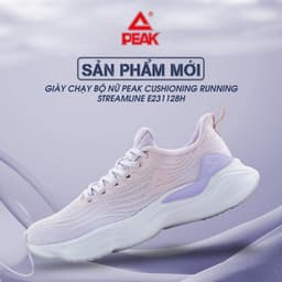 Giày chạy bộ Nữ PEAK Cushioning Running Streamline E231128H 1