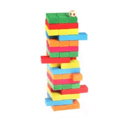 Rút gỗ màu 48 thanh loại lớn - Domino màu cho bé 4