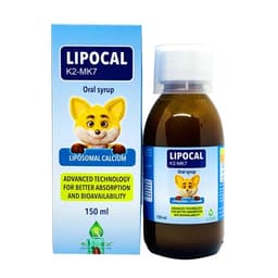 LIPOCAL K2-MK7 - Canxi Thực Vật Giúp Bé Tăng Chiều Cao, Xương Chắc Khỏe (150ml) 2