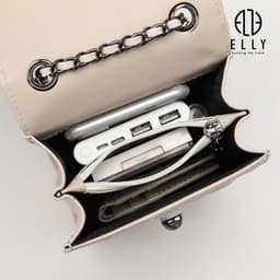 [Tặng hộp 20.10]  Túi xách nữ cao cấp da thật ELLY – ET118 8