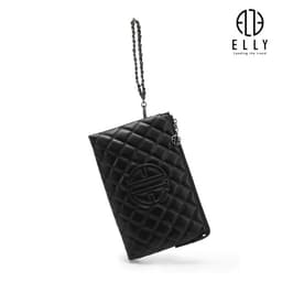 [Tặng hộp 20.10] Clutch nữ ELLY EC57 ví cầm tay da thật cao cấp dự tiệc công sở thời trang sang trọng 8