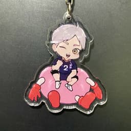 (mua 1 tặng 1) ( Mica trong acrylic ) Móc khóa in hình HAIKYUU! Vua Bóng Chuyền ver ÔM ĐỒ anime chibi M03 2