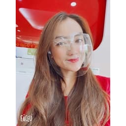Kính Kiếng chắn giọt bắn chống bụi face shield hàng cao cấp - mặt gương trong suốt 2