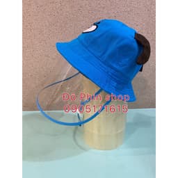 [Bé 2-6 tuổi] Mũ bucket vành chống giọt bắn trẻ em, vòng đầu 51cm, tấm chắn có thể tháo rời, chất mát, có dây quai nón 8