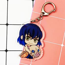 (mua 1 tặng 1) ( Mica 2 ) Móc khóa Kimetsu no Yaiba Thanh gươm diệt quỷ ver ngồi quà tặng dễ thương anime chibi 7