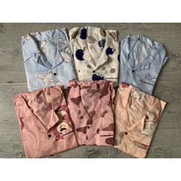 Đồ Ngủ Nữ Ngắn Tay - Pyjama Nữ - Bộ Ngủ Quần Đùi Cộc Tay Mặc Nhà Chất Kate Lụa Mềm Mát 8