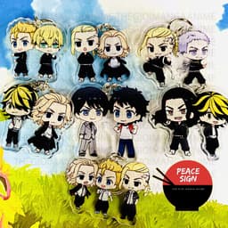 Mua 1 tặng 1 ( Mica trong acrylic ) Móc khóa TOKYO REVENGERS Kịch Trường Của Takemichi ver COUPLE anime chibi 1