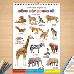 Tranh treo tường 14 chủ đề đồ chơi thông minh giúp bé nhận biết thế giới xung quanh 6