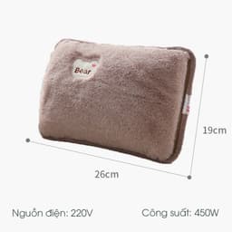 Túi sưởi cắm, túi chườm bụng kinh sạc điện giữ ấm cho cơ thể. 7