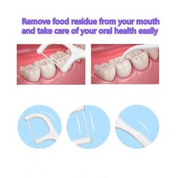 SET 3 HỘP tăm chỉ nha khoa 50 cái 2 đầu siêu tiện dụng 2