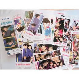 Bookmark anime bảng 6 tấm mẫu 2 hộp ảnh tập ảnh đánh dấu sách kẹp sách tiện ích dụng cụ học tập 36 tấm anime chibi 2
