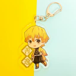 Mua 1 tặng 1 (Mica trong acrylic) Móc khóa KIMETSU NO YAIBA THANH GƯƠM DIỆT QUỶ VER KÈM BẢNG TÊN quà tặng xinh xắn 4