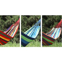 Võng Cắm Trại Canvas 190Cm Đa Màu, Gấp Gọn Kèm Túi và Dây, Hoàn Hảo Cho Dã Ngoại 7