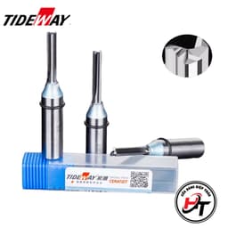 Mũi phay CNC cắt gỗ dao phay 3 cánh , 2 me thẳng và Xoắn TCT Tideway 3,4,5,6,8mm MCCNC-TW 8