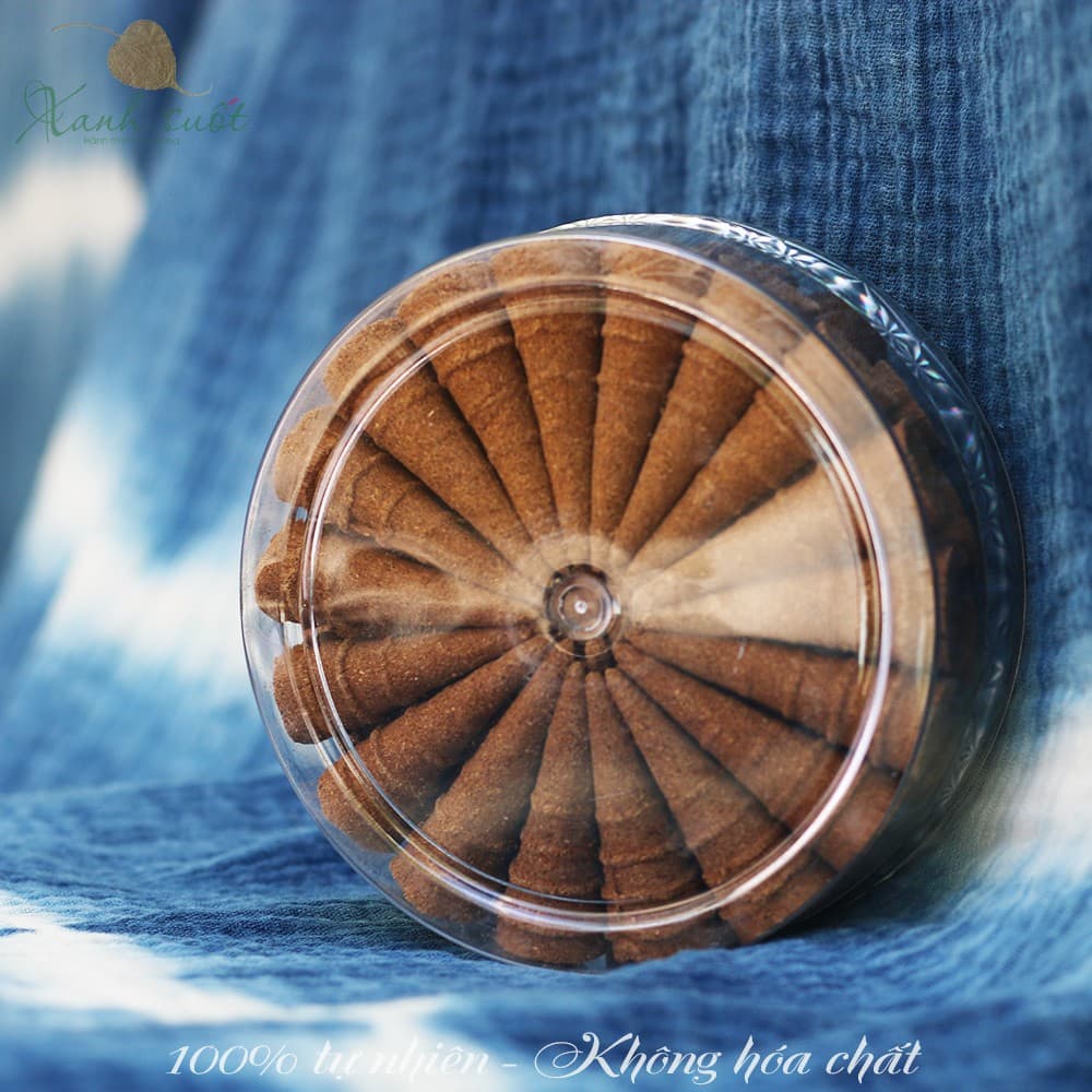 [Marin] Nụ Bồ Kết Cao Cấp- Làm Sạch Không Khí, Khử Khuẩn, Tăng Dương Khí- Fructus Gleditschiae Incense Cones [Xanh Suốt]
