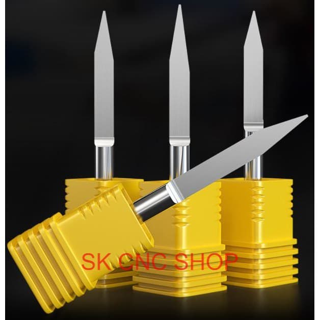 Mũi dao khắc 1 me CNC. 4mm - SK CNC SHOP