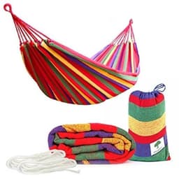 Võng Cắm Trại Canvas 190Cm Đa Màu, Gấp Gọn Kèm Túi và Dây, Hoàn Hảo Cho Dã Ngoại 1