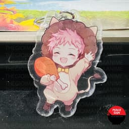 Mua 1 tặng 1 (ĐỒ NGỦ THÚ) Móc khóa JUJUTSU KAISEN cute CHÚ THUẬT HỒI CHIẾN anime chibi mica trong acrylic 4