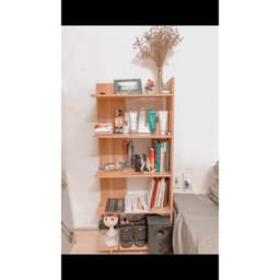 Kệ Sách 💗FREESHIP💗 Kệ Sách Gỗ 5 Tầng Lắp Ghép Nhiều Màu Sắc 8