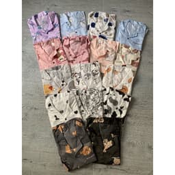 Đồ Ngủ Nữ Ngắn Tay - Pyjama Nữ - Bộ Ngủ Quần Đùi Cộc Tay Mặc Nhà Chất Kate Lụa Mềm Mát 6