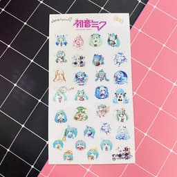 Ảnh dán trong 1 tấm sticker anime chibi dễ thương quà tặng trang trí xinh xắn 3