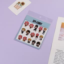 Ảnh dán sticker in hình SPY X FAMILY GIA ĐÌNH ĐIỆP VIÊN anime chibi trang trí xinh xắn 5