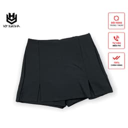 Chân Váy Ngắn Chữ A HY KOREA Sẻ Tà Đùi Trước. 1