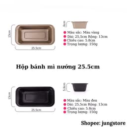Khuôn làm bánh cao cấp chống dính SET 5 chiếc, khuôn nướng bánh mì, pizza, cupcake bằng thép carbon an toàn 6