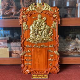 Đốc lịch gỗ hương treo tường nguyên khối 2